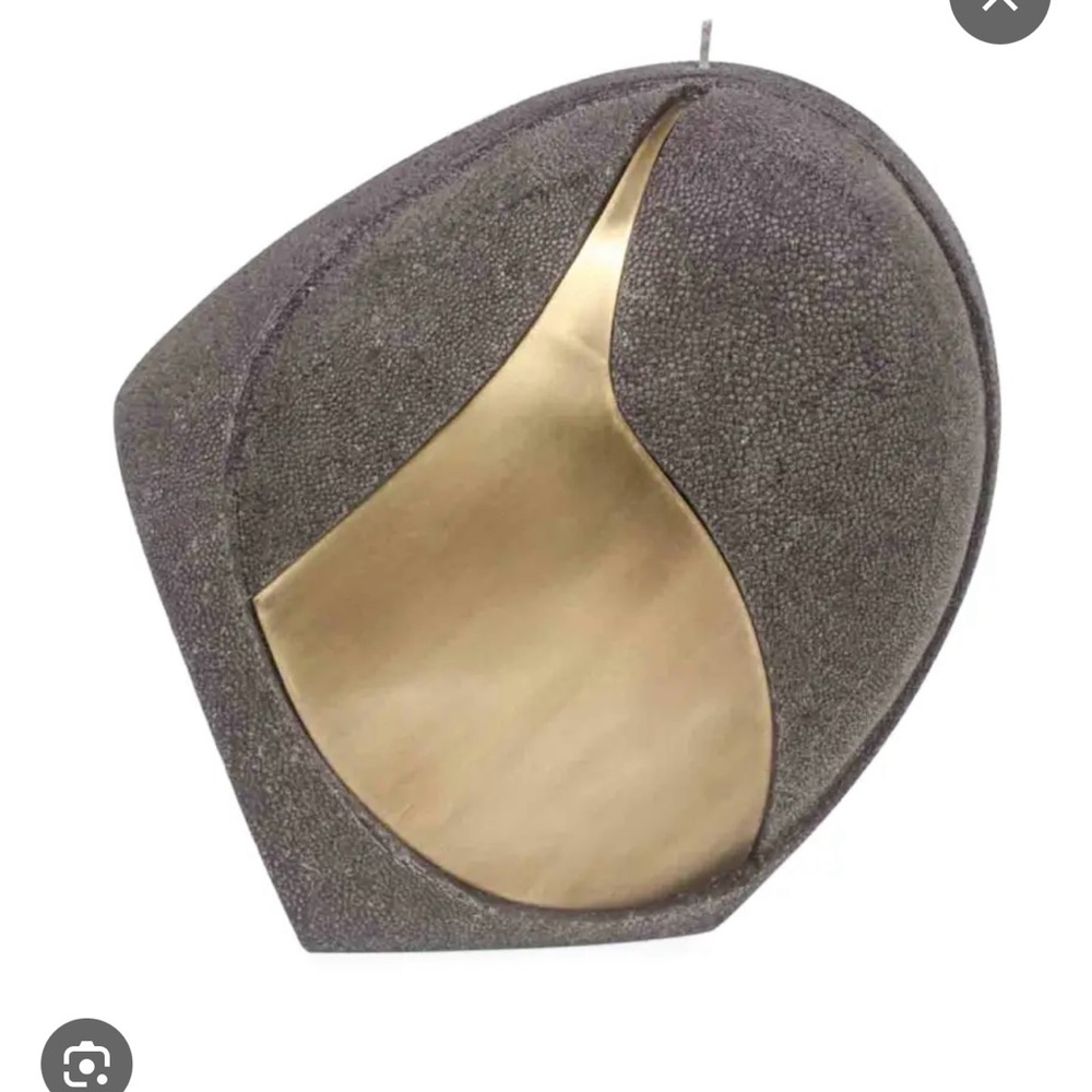 Patrick Coard Paris Prometheus Amorphous Brass insert candle .